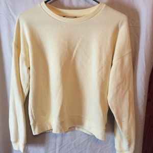 Yellow sweatshirt